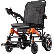 DAHAIY Only 39LB Ultra Lightweight Foldable Electric Wheelchairs for Adults 25 Miles Long Travel Range,500W Brushless Motors,350LBS Weight Capacity,All Terrain,Portable,For Seniors Indoor&Outdoor Use