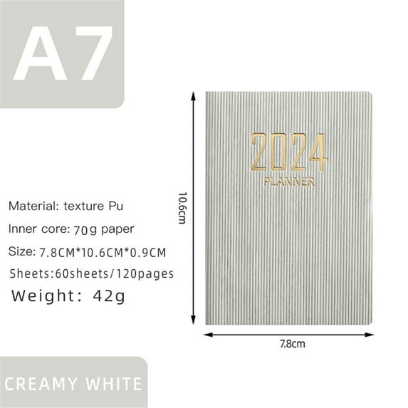 DAILIHIVE A7 Mini Notebook Organizer,Planner Notebook,Travel Diary,Easy Recording,Which Is Convenient And Well-designed,Easy To Write,Lasting,3.07 x 4.17 in,Hardcover