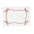 thumbnail image 1 of DAILIHIVE Bow Embroidery Linen Placemats Set, Festive Table Decorations with Absorbent Fabric, Durable and Wrinkle Resistant, Perfect Home Dining Gift for Hosts, 1 of 6