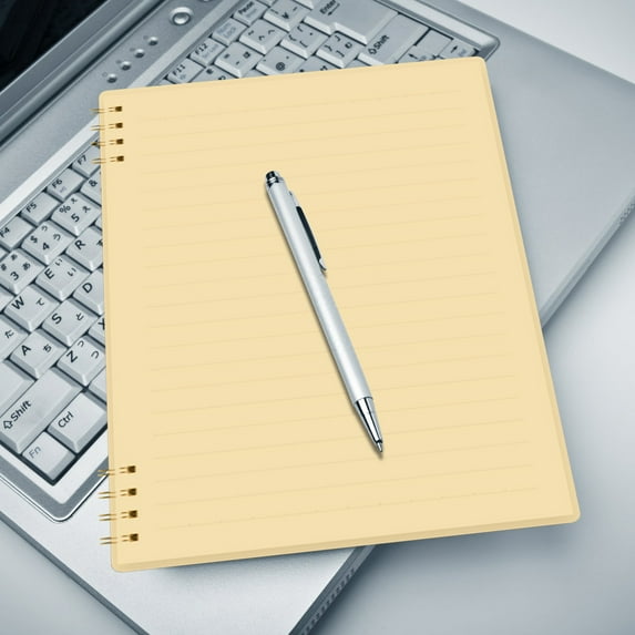 DAILIHIVE Business Notebook,Coil Book A5 Horizontal Notebook 8-hole Hand Thickened Office Learning Notebook,Convenient To Carry And Record Work,5.6 x 8.42 in,Hardcover