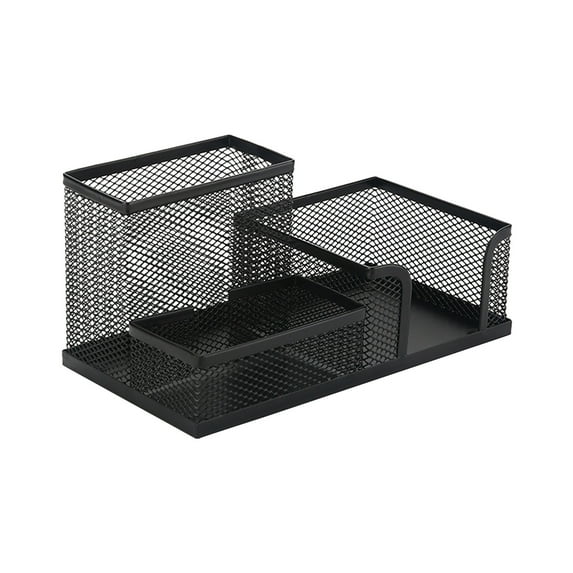 DAILIHIVE Clear Pencil Box,Pen Cup Holder for Desk,Pen Mesh Pencil Metal Pencil Holders,Pen Organizer For Desk Office Pencil Holders,No Need Assembled,for Cellphone,Pencils,Office Supplies