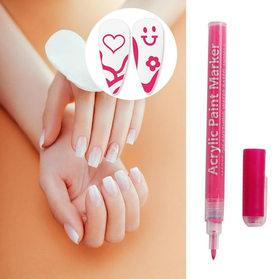 DAILIHIVE Dry Erase Markers Fine Tip,Nail Art Painting Graffiti Pen,Acrylic Marker Pen Color Hand Drawn Dots And Hooks DIY Nails No Nail Art Beauty Adorn Manicure Tools Baking Watercolor,5ml