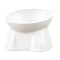 thumbnail image 1 of DAILIHIVE Elevated Cat Food and Water Bowl Set, Wide Shallow Dish with Neck Support, Non-Skid Base Large Capacity Feeder for Cats, Whisker-Friendly Raised Bowl for Comfortable Eating, Black Pet Gift, 1 of 6