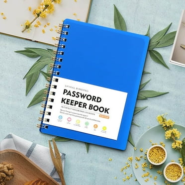 DAILIHIVE Pocket Notebook,Mini Size Password Book A6 Loose Leaf Notebook With Thickened Skin Feel Notebook,4.25 x 5.71 in,Hardcover