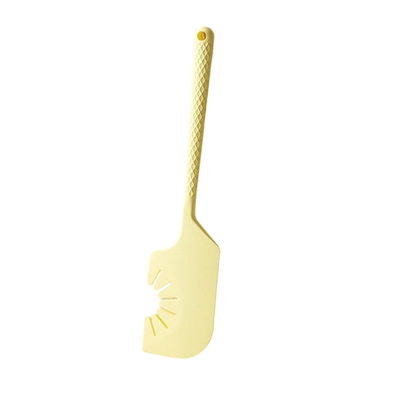 DAILIHIVE Silicone One-Piece Spatula, Cream Spreader and Baking Tool, Heat Resistant Food Grade Spatula, Pink Blue or Yellow, Easy Clean Bowl Scraper, Practical Baking Gift