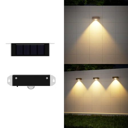 DAILIHIVE Solar Outdoor Lights,LED Motion Sensor Lights for Patio,Backyard Lights&nbsp;Outdoor,Household Wall Lamp,Garden Layout Balcony Yard Wall Decoration,Garden,Yard,Patio Decor