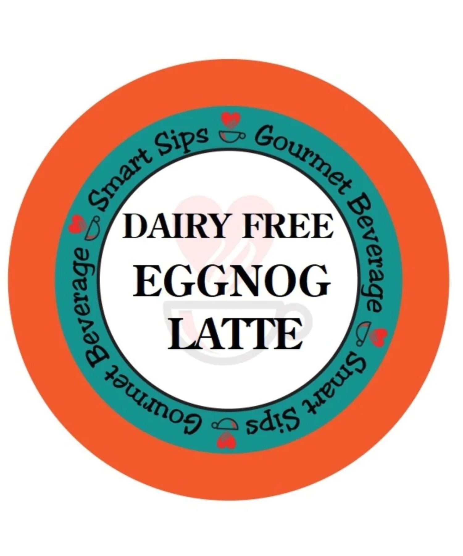 DAIRYFREE, VEGAN Eggnog Latte, SingleServe Gourmet DairyFree Latte
