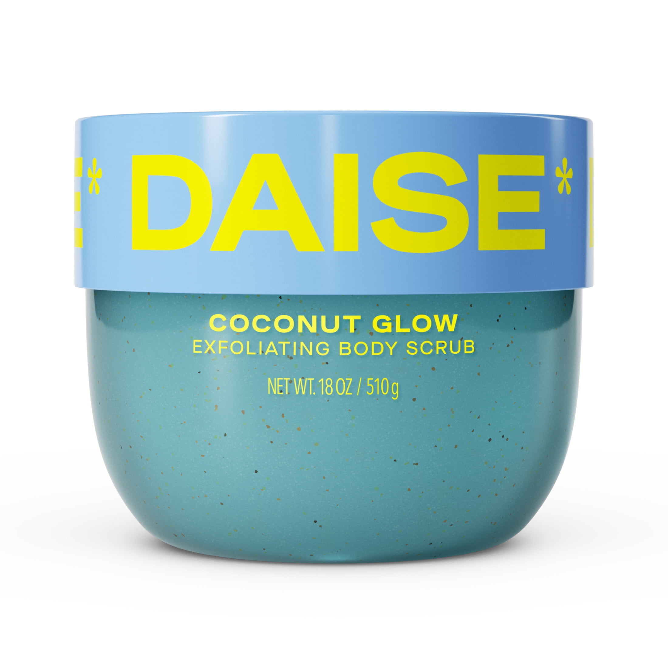 DAISE Exfoliating Body Scrub in Coconut Glow, For Soft Glowing Skin, 510 g