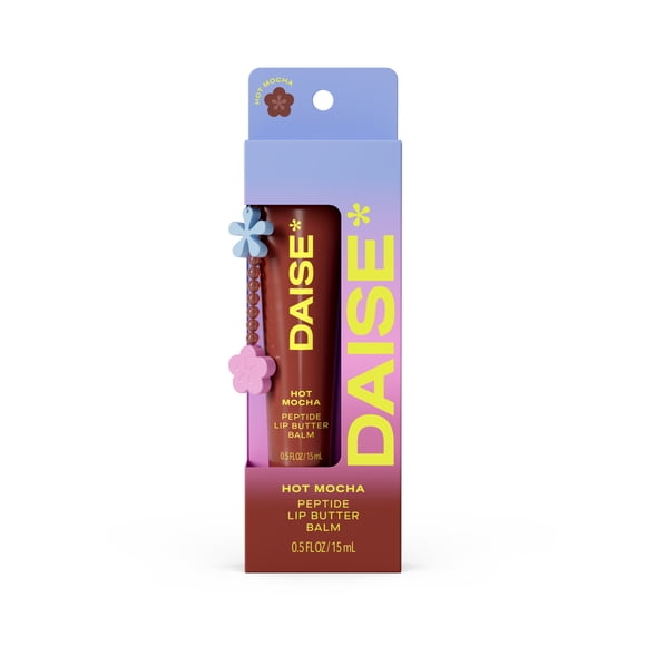 DAISE Peptide Lip Butter Balm in Hot Mocha, Lightly Tinted, 15 ml