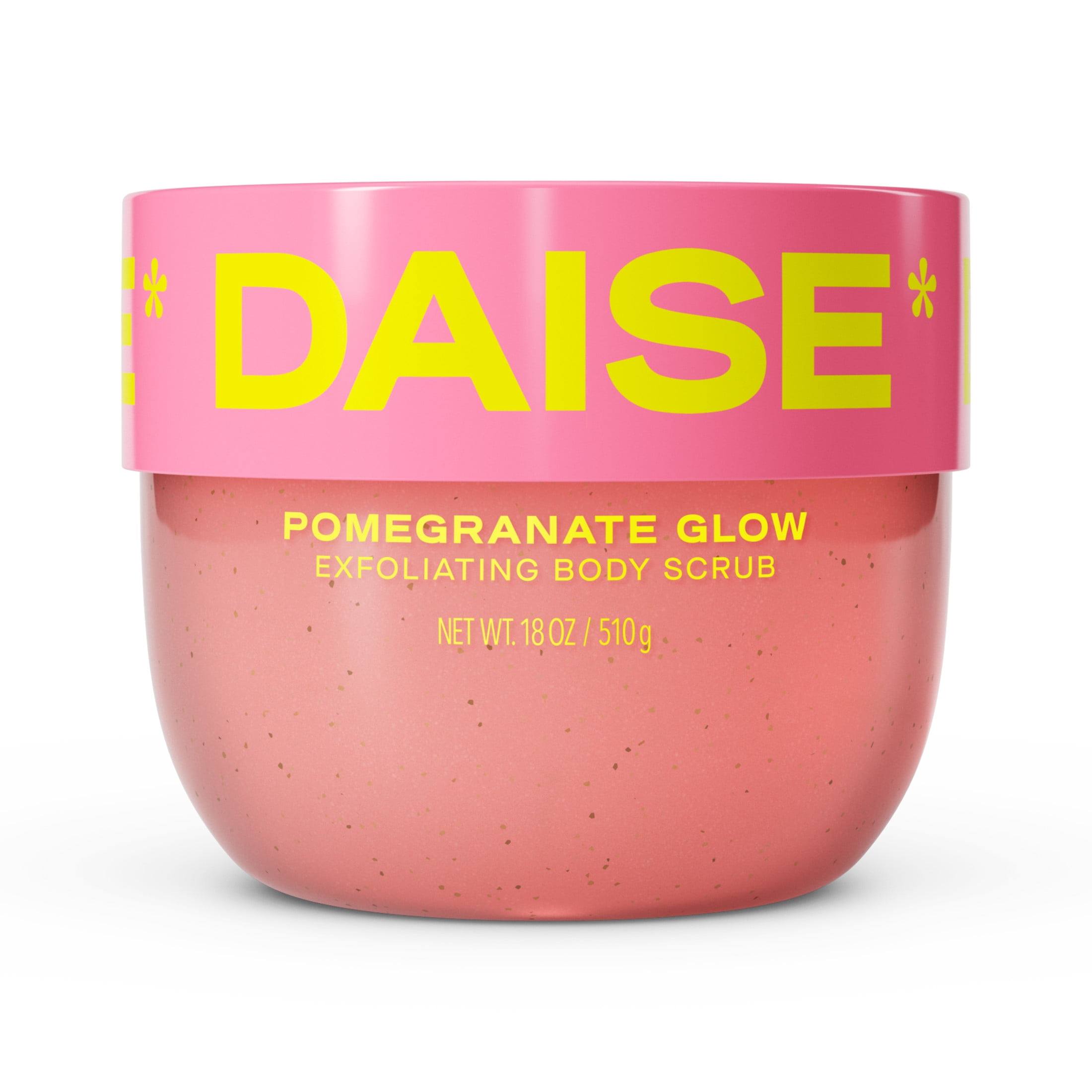 DAISE Exfoliating Body Scrub in Pomegranate Glow, For Soft Glowing Skin, 510 g