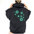 thumbnail image 1 of DAISY SMILEY FACE Graphic Unisex Fleece Hooded Sweatshirt, 1 of 8