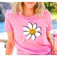 thumbnail image 1 of DAISY SMILEY FACE Grpahic Short sleeve Tees, 1 of 8