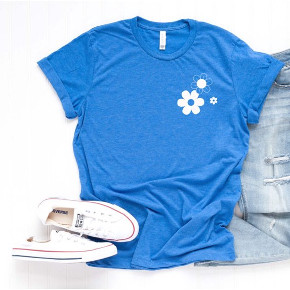 DAISY SMILEY HAPPY FACE Graphic Short sleeve T-Shirt