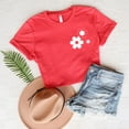 thumbnail image 1 of DAISY SMILEY HAPPY FACE Graphic Short sleeve T-Shirt, 1 of 10