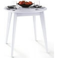 DAIVA Orion Round Dining Table for 4 Person Birch Solid Wood Kitchen