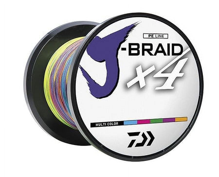DAIWA J-Braid Braided Line X4 - Multi Color 3300yds 50#