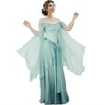 thumbnail image 1 of DAIZBELLA Medieval Renaissance Dress for Women Retro Gradient Strapless Dress, S, 1 of 8