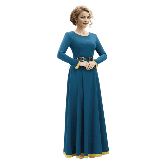 DAIZBELLA Renaissance Dress Handmade Medieval Dress Sweet Wedding Long Dress, L