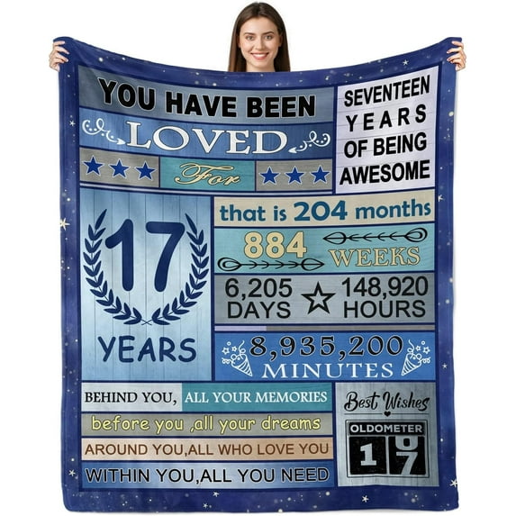 DAJU 13 Year Old Boy Birthday Gifts Gifts for 13 Year Old Boys 13th Birthday Gifts for Boys Birthday Gifts for 13 Year Old Boy 13th Birthday Decorations for Boys Throw Blanket(30*40inch)