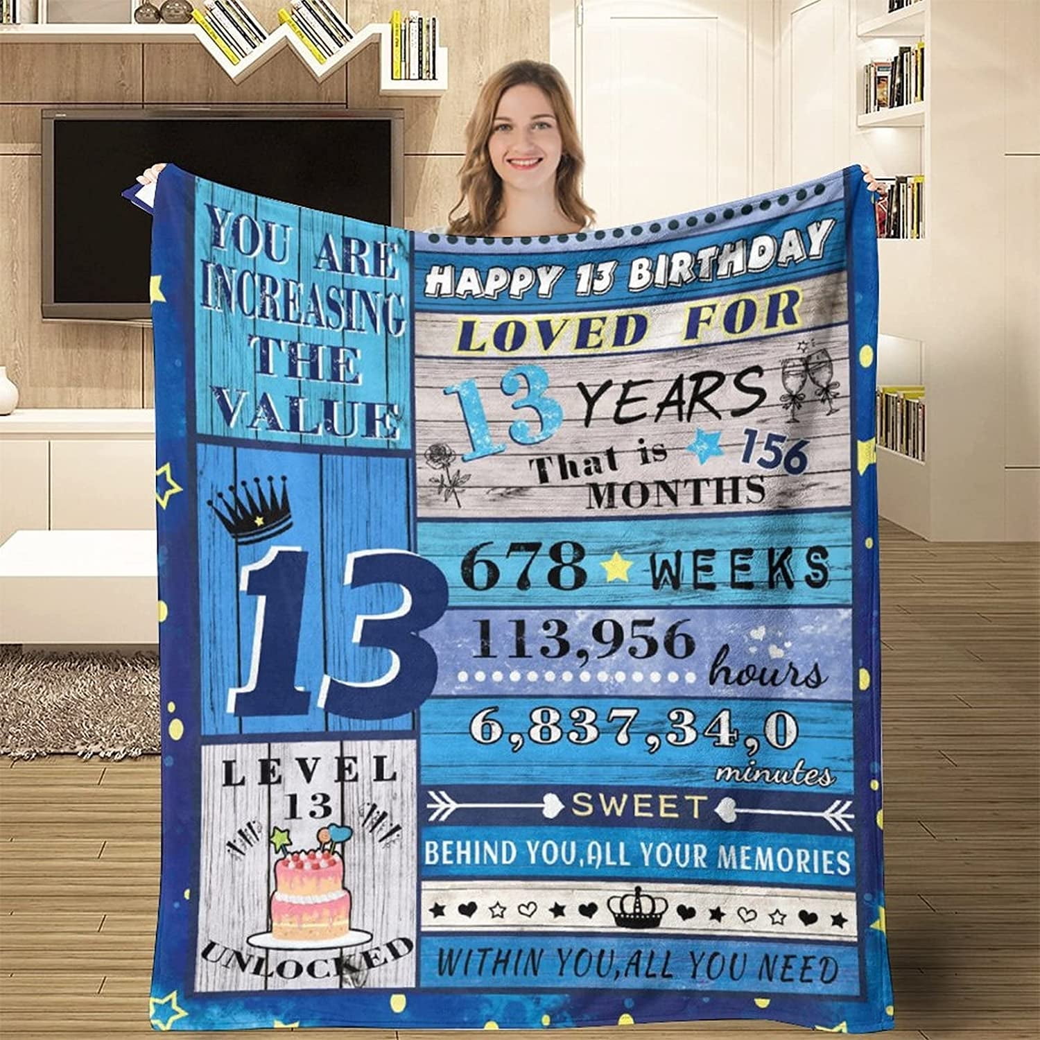 DAJU 18th Birthday Blanket Gift for 18 Year Old Boys Girls 18th ...