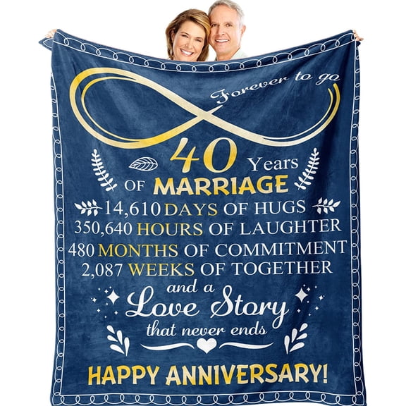 DAJU 25th Wedding Anniversary Blanket Gifts for Couple 25th Silver Anniversary Wedding Gifts 25th Year Anniversary 25th Anniversary Throw Blanket Gifts Ideas for Wife Husband Him Her(30*40inch)