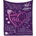 thumbnail image 1 of DAJU 50th Birthday Gifts For Women Blanket Happy 50th Birthday Decorations 50 Year Old Birthday Gift Ideas Fifty 1972 Birthday Gifts For Women Best Gifts For Women Turning 50 Blankets(60*80inch), 1 of 5