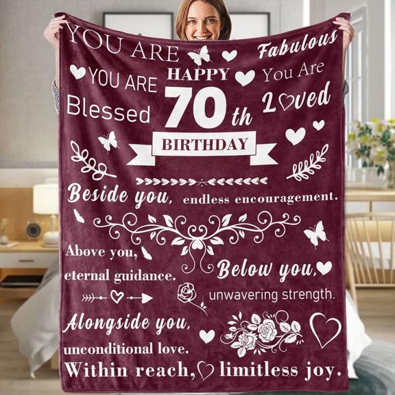DAJU 60th Birthday Gifts for Men 60th Birthday Gifts for Him 60 Year Old Birthday Gifts for Men 60th Blanket 60th Birthday Decorations for Men Gift for 60th Birthday Men(30*40inch)