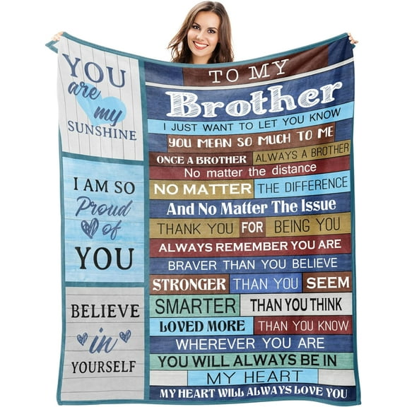DAJU Fathers Day Blanket for Brother graduation present(30*40inch)