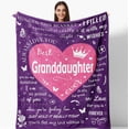 thumbnail image 1 of DAJU Granddaughter Gifts Granddaughter Gifts from Grandma Graduation Gifts for Granddaughter to My Granddaughter Blanket Birthday Gifts for Granddaughters Granddaughter Gift Ideas(30*40inch), 1 of 6
