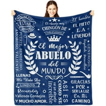 DAJU Regalos para Abuelo Dia Del Padre Abuelo Throw Blanket Abuelo Gifts from Grandchildren(30*40inch)