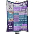 thumbnail image 1 of DAJU Retirement Blanket Gift Retirement Gifts for Women Retired Gifts for Men Best Retirement Gifts Farewell Gifts for Coworkers Coworker Leaving Gifts(40*50inch), 1 of 6