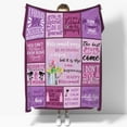 thumbnail image 1 of DAJU Retirement Gifts Blanket Flannel Soft and Comfortable Anti static Bed Sofa Blanket(50*60inch), 1 of 6