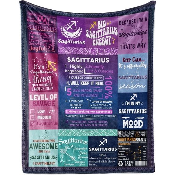 DAJU Scorpio Gifts for Women Scorpio Throw Blanket Scorpio Zodiac Gifts for Women Scorpio Astrology Throw Blanket Birthday Scorpio Gifts for Women Men(60*80inch)