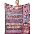 thumbnail image 1 of DAJU Sister Birthday Gift Ideas Birthday Gifts for Sister Gifts for Sisters from Sisters Sisters Gift from Sister Gift for Sister Adult Best Sister Ever Gifts Blanket(40*50inch), 1 of 5