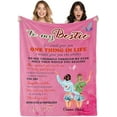 thumbnail image 1 of DAJU StellarStyle Best Friends Birthday Gifts for Women Personalized Blanket with Photo Custom Best Friend Blanket Friendship Gifts for Women Friends BFF Unique Besties Gifts(60*80inch), 1 of 4