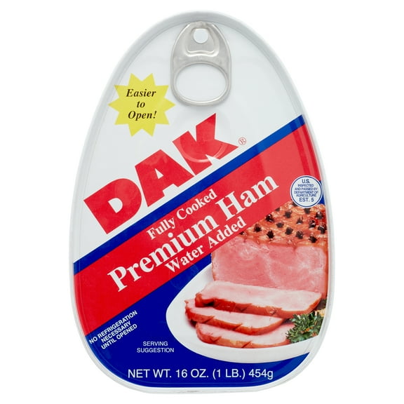 DAK Fully Cooked Premium Ham, 16 oz Can