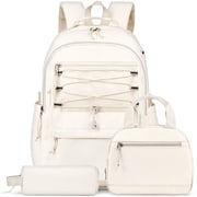 3 PCS School Backpacks for College Teens Cute Girlish Middle High School Bookbag Large Capacity Lightweight Waterproof Daypack for Students