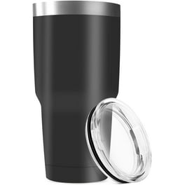 Picked Cotton All-Over Stainless Steel Travel Mug- Black – Picked