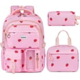 thumbnail image 1 of DAKIMOE Cute School Backpack Set for Kids with Lunch Tote Pencil Case Durable Water-Resistant Girls Bookbag for Elementary Middle School, 1 of 7