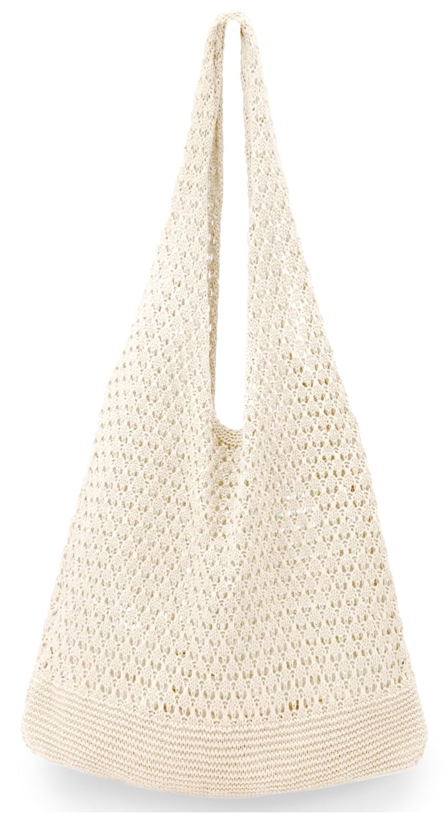 DAKIMOE Bag Crochet Bags for Women Summer Mesh Beach Tote Bag Knit Hobo