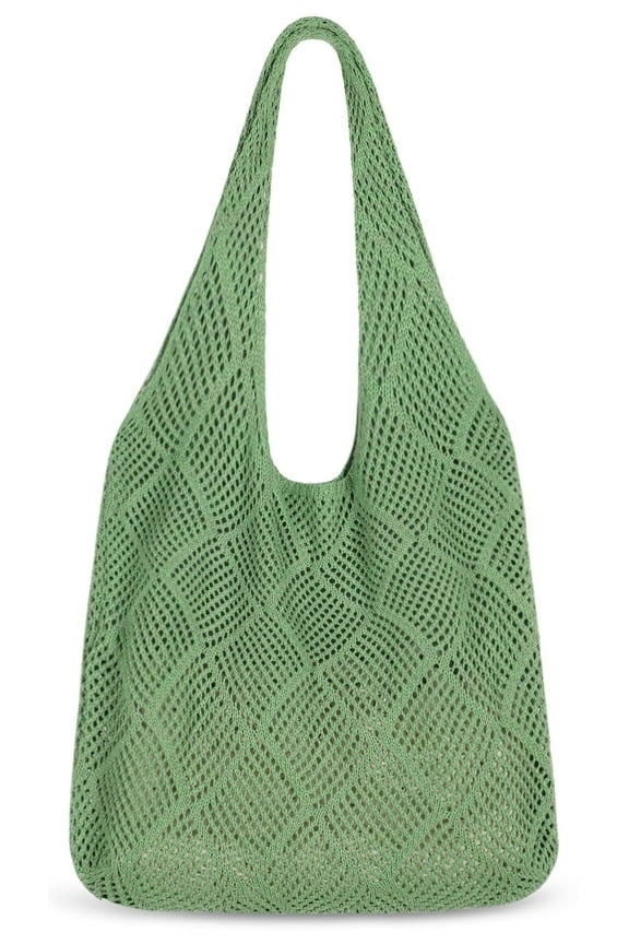 Bag Crochet Bags for Women Summer Mesh Beach Tote Bag Knit Hobo Bag Vacation Boho Tote Bag
