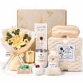 thumbnail image 1 of DAKIMOE Birthday Gifts for Women Gift Baskets Get Well Soon Thinking of You Sympathy Gift Set Unique Gifts for Christmas Women Mom Her Best Friend Sister Wife, Pink, 1 of 8