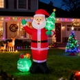 thumbnail image 1 of DAKIMOE Christmas Inflatables Christmas Outdoor Decor 8 Ft Santa Decorations, 1 of 8