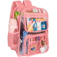 thumbnail image 1 of DAKIMOE Clear Backpack Heavy Duty Stadium Approved School Cute Transparent Backpacks Clear Bag Travel, 1 of 1