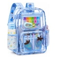 thumbnail image 1 of DAKIMOE Clear Backpack Heavy Duty Stadium Approved School Cute Transparent Backpacks Clear Bag Travel, 1 of 8