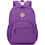 School Backpack for College High Middle School with Computer Compartment Large Capacity Scratch-proof for Travel College Bussiness, Purple