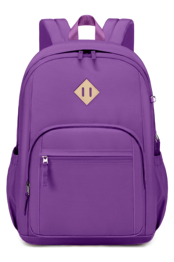 Travel Backpack for Women Men Laptop Backpack with Computer Compartment Waterproof Large Capacity Wear Resistant Scratch-proof for Travel College Bussiness School, Purple