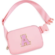 Fanny Packs Purse Crossbody Belt Bag Waist Packs with Letter 4 5 6 7 8 9 10 11 12 13 Year Old Personalized Birthday Gift