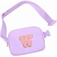 thumbnail image 1 of DAKIMOE Fanny Packs Purse Crossbody Belt Bag Waist Packs with Letter 4 5 6 7 8 9 10 11 12 13 Year Old Personalized Birthday Gift for Christmas Teens Sister Her, 1 of 7