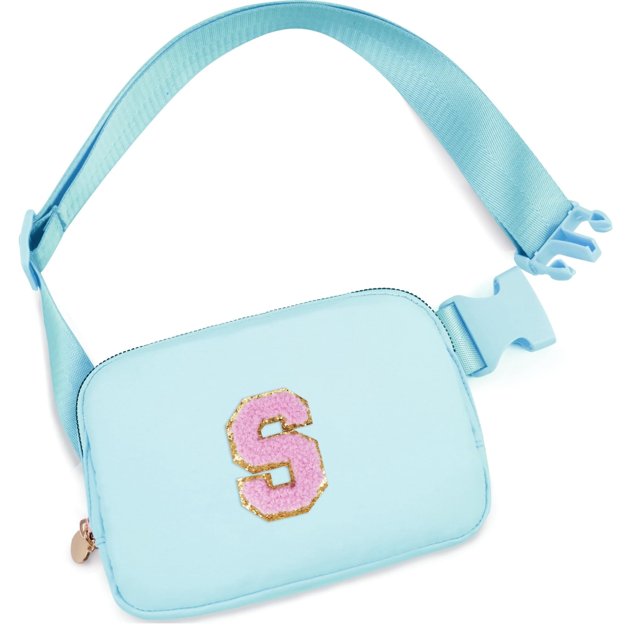 DAKIMOE Fanny Packs Purse Crossbody Belt Bag Waist Packs with Letter 4 ...